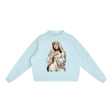 Load image into Gallery viewer, Essential Fleece Mock-Neck Crew Sweatshirt