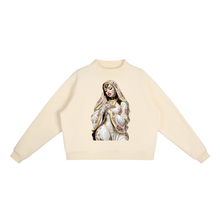 Load image into Gallery viewer, Essential Fleece Mock-Neck Crew Sweatshirt
