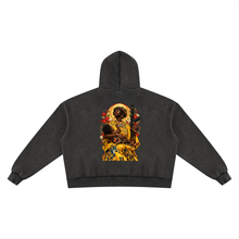 Load image into Gallery viewer, Unisex Vintage Wash Fleece Boxy Hoodie