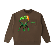 Load image into Gallery viewer, Heavyweight Patch Pocket Crewneck Sweatshirt

