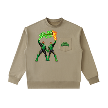 Load image into Gallery viewer, Heavyweight Patch Pocket Crewneck Sweatshirt
