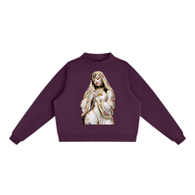 Load image into Gallery viewer, Essential Fleece Mock-Neck Crew Sweatshirt
