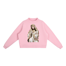 Load image into Gallery viewer, Essential Fleece Mock-Neck Crew Sweatshirt
